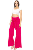 Pink Tie Front Pants