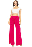 Pink Tie Front Pants