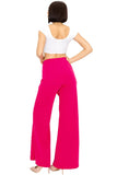 Pink Tie Front Pants