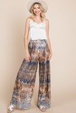 Plus Snakeskin Palazzo Pants