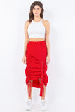 Red Cargo Skirt