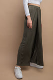 Olive Skirt Pants