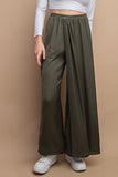 Olive Skirt Pants