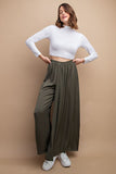 Olive Skirt Pants