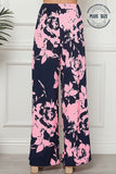 Pink Floral Plus Pants