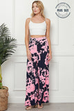 Pink Floral Plus Pants