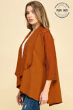 Rust Orange Jacket Mesh Sleeves