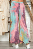 Tie Dye Hoodie Jogger Set- Plus