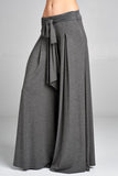 Gray Palazzo Pants- Plus Set