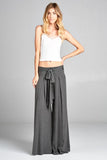 Gray Palazzo Pants- Plus Set