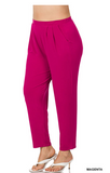 Magenta Pants - Plus